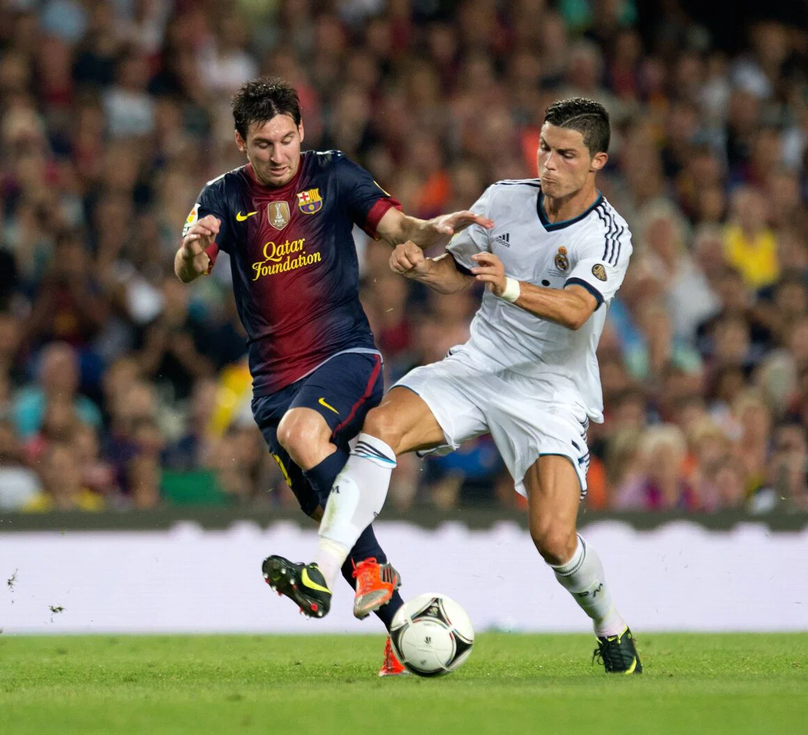 Cristiano Ronaldo and Lionel Messi, the two stars whose final World Cup duel headlines the 2026 tournament, shown side by side.